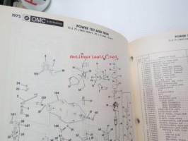 OMC Accessories 1975 parts book -varaosaluettelo
