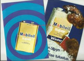 Mobiloil super - tuote-esite 1970-luku  2 kpl