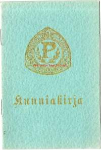 Voimistelu- ja Urheiluseura Pyrkivä 1950 - kunniakirja