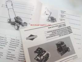 Jonsered 350 S, 455 SD, 450 M Instruktionsbok - Instruksjonsbok - Instruktionsbog - Käyttöohjekirja ruohonleikkuri, gräsklippare (lawn mower manual) + Briggs &amp;