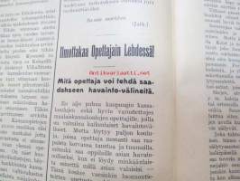 Opettajain lehti 1910 -sidottu vuosikerta