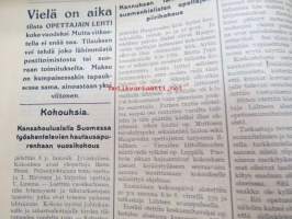 Opettajain lehti 1910 -sidottu vuosikerta