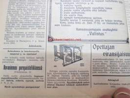 Opettajain lehti 1910 -sidottu vuosikerta