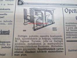 Opettajain lehti 1910 -sidottu vuosikerta