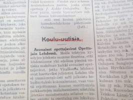 Opettajain lehti 1911 -sidottu vuosikerta