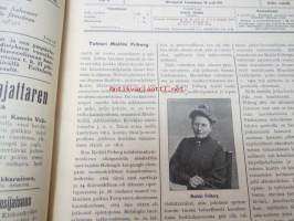 Opettajain lehti 1911 -sidottu vuosikerta