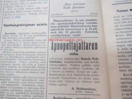Opettajain lehti 1911 -sidottu vuosikerta