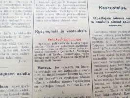 Opettajain lehti 1911 -sidottu vuosikerta