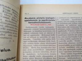 Opettajain lehti 1911 -sidottu vuosikerta