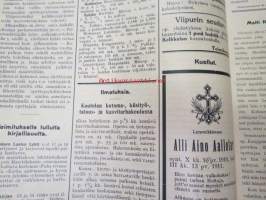 Opettajain lehti 1911 -sidottu vuosikerta