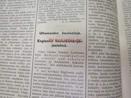 Opettajain lehti 1911 -sidottu vuosikerta