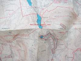 Ylläs-Levi 1976 Ulkoilukartta - Friluftskarta 1 : 50 000