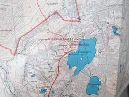 Ylläs-Levi 1976 Ulkoilukartta - Friluftskarta 1 : 50 000