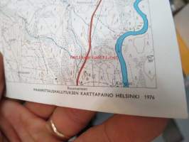 Ylläs-Levi 1976 Ulkoilukartta - Friluftskarta 1 : 50 000