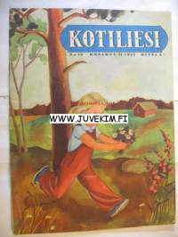 Kotiliesi 1942 nr 12, kesäkuu  sunnuntaityötä sotasairaalassa, sydänkesän työkalenteri, koetamme saada kotipellavista parhaan kesäpukumme, ämmänlänget