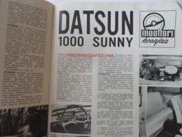 Moottori 1967 / 11 sis mm, koeajo Datsun Sunny 1000.ym