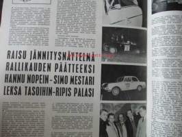Moottori 1967 / 11 sis mm, koeajo Datsun Sunny 1000.ym