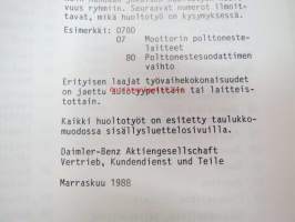 Mercedes-Benz Huoltokäsikirja kuorma-autot osa 1