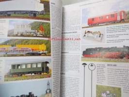 MIBA - Die Eisenbahnmodelle 2013, 12 kpl rautatieharrastelehtiä, saksankielisiä, joulukuun numero puuttuu?, kaikkien kansikuvat näkyvät kuvissa