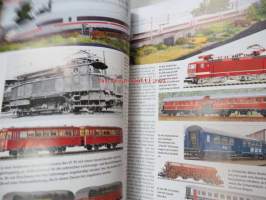 MIBA - Die Eisenbahnmodelle 2013, 12 kpl rautatieharrastelehtiä, saksankielisiä, joulukuun numero puuttuu?, kaikkien kansikuvat näkyvät kuvissa