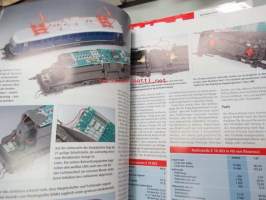 MIBA - Die Eisenbahnmodelle 2012, 10 kpl rautatieharrastelehtiä, saksankielisiä, numero 2 ja 8 puuttuu, kaikkien kansikuvat näkyvät kuvissa