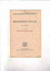 Sekaäänisiä lauluja 93. vihko