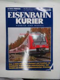 Eisenbahn Kurier 2012, 11 kpl rautatieharrastelehtiä, saksankielisiä, kaikkien kansikuvat ja sisältöä näkyvät kuvissa