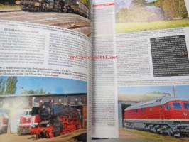 Eisenbahn Kurier 2012, 11 kpl rautatieharrastelehtiä, saksankielisiä, kaikkien kansikuvat ja sisältöä näkyvät kuvissa