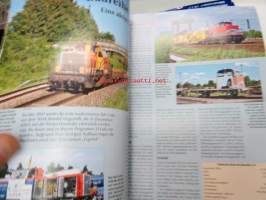 Eisenbahn Kurier 2012, 11 kpl rautatieharrastelehtiä, saksankielisiä, kaikkien kansikuvat ja sisältöä näkyvät kuvissa