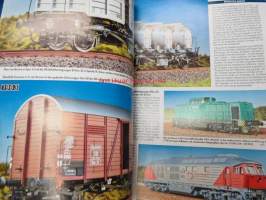 Eisenbahn Kurier 2012, 11 kpl rautatieharrastelehtiä, saksankielisiä, kaikkien kansikuvat ja sisältöä näkyvät kuvissa