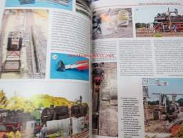 Eisenbahn Kurier 2012, 11 kpl rautatieharrastelehtiä, saksankielisiä, kaikkien kansikuvat ja sisältöä näkyvät kuvissa