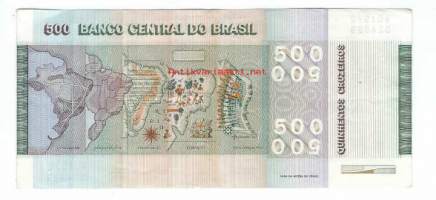 Brasilia 500 Cruizeiros 1972 - seteli