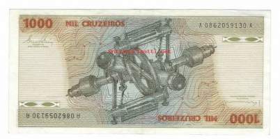 Brasilia 1000 Cruizeiros 1981-86 - seteli