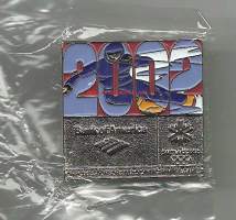 Salt Lake  2002 Official Sponsor of  Olympic Winter Games/ Bank of  America   - pinssi rintamerkki avaamaton pakkaus
