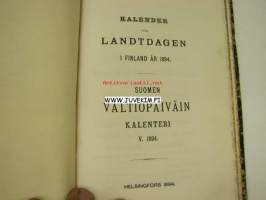 Karjalan radasta (1888), Kertomus Mikkelin läänin Maanviljelysseuran toiminnasta v. 1897, Suomen Valtiopäiväin kalenteri v. 1894 -yhteissidos