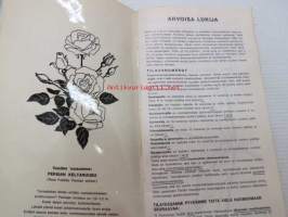 Harvialan taimitarha tuoteluettelo 1965