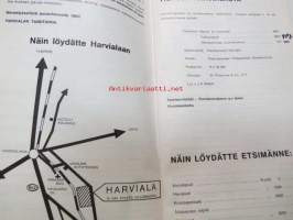 Harvialan taimitarha tuoteluettelo 1965