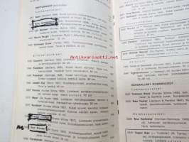 Harvialan taimitarha tuoteluettelo 1965