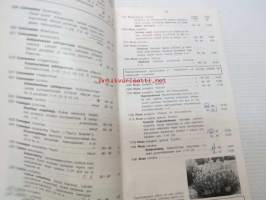Harvialan taimitarha tuoteluettelo 1967