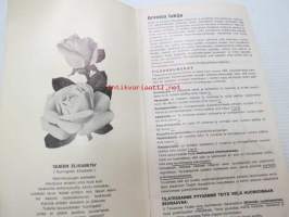 Harvialan taimitarha tuoteluettelo 1966