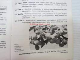 Harvialan taimitarha tuoteluettelo 1966