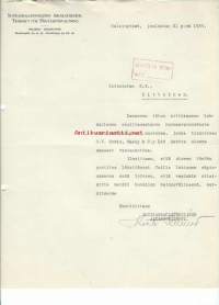 Sotilashallinnollinen Aikakausilehti   1929 - firmalomake