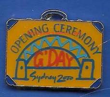 Sidney 2000 Official Audience Pin Opening Ceremony,  olympia pinssi - pinssi rintamerkki / avaamaton pakkaus