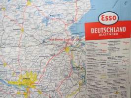 Esso Deutschland Blatt Nord -tiekartta