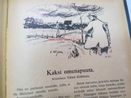 Otava - Kuvallinen kuukauslehti 1916 -sidottu vuosikerta, sisältää runsaasti mielenkiintoisia artikkeleita eri aihepiireistä, painokuvia, kannet sidottu tässä