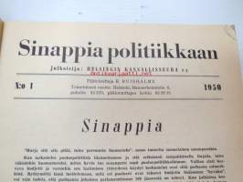 Sinappia politiikkaan 1950 nr 1 - Helsingin Kansalliseura