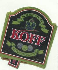 Koff Extra Strong IV B - olutetiketti