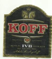 Koff IV B   - olutetiketti