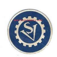 Suomen Vanutehdas Oy, Jokela  -  tehtaanmerkki paperia 30 mm