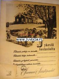 Suomen Kuvalehti 1945 nr 43, ilm, 27.10.1945 Lokakuu 1945 ajankuvaa. Kansi: miinanraivaus sekä artikkeli aiheesta kuvineen. Kustaa Mäkirinne, kivikauden tutkija.